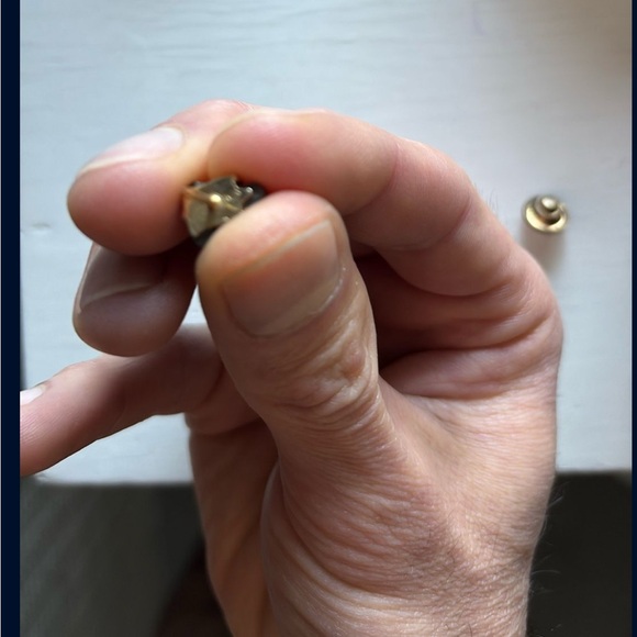 Buddha Jade Pin. Vintage. By Swank. Miniature - Picture 6 of 11